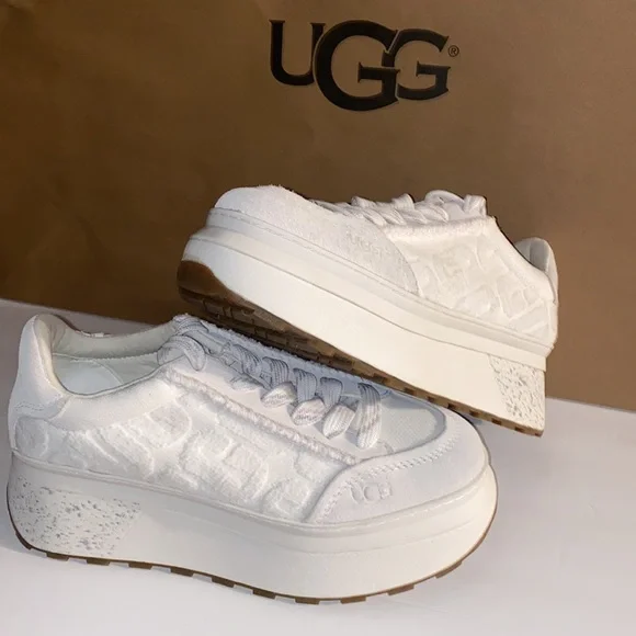 COPY - Women’s UGG Marin Lace Up Platform Shoes #9 - Picture 3 of 7